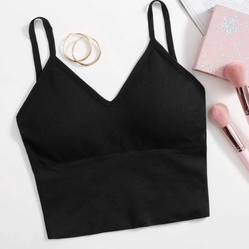 Black crop top